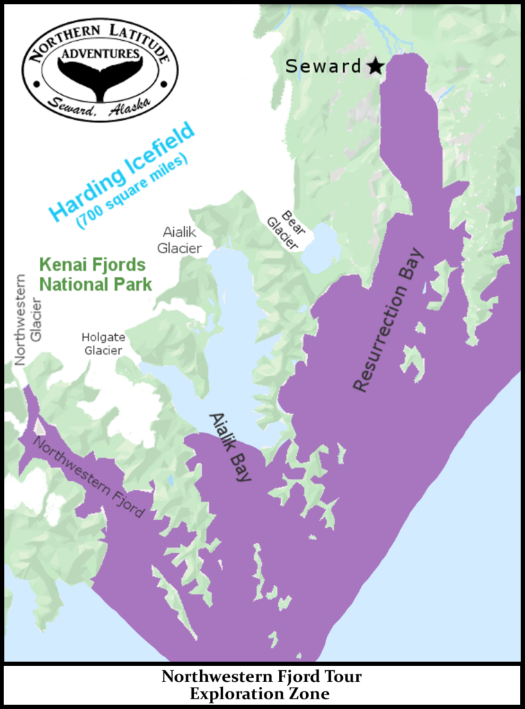 glacier and wildlife map northwestern